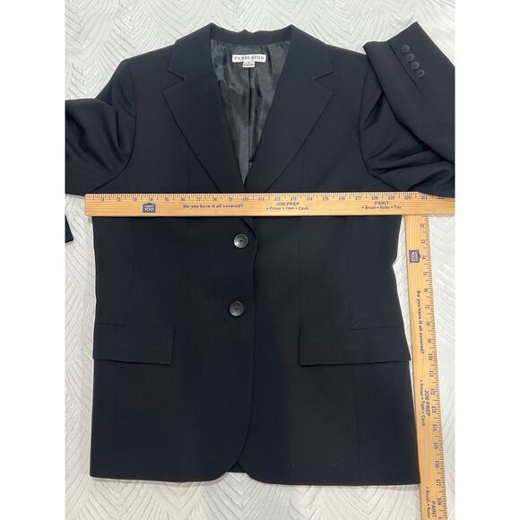 Pendleton Black Wool Blazer Women’s Size 12 Fully Lined Made in USA - Picture 11 of 13